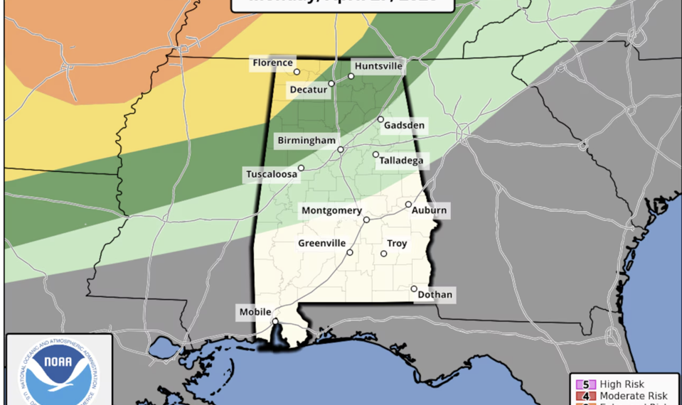 “한밤중 토네이도까지 온다”…앨라배마 3일 연속 폭풍 비상