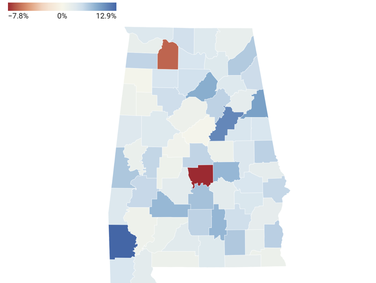 “인구 1.5만 시골의 반전”…앨라배마 최고 성장률 찍었다