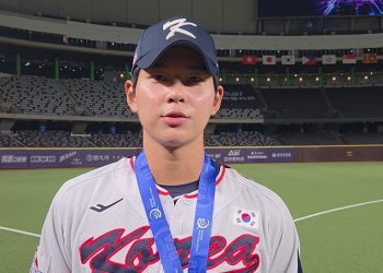 ‘일본전 완봉’ 하현승, 한국 8년 만의 정상 이끌었다…“프로 1군 빨리 뛰고 싶다”